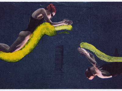 Holy Divers animation collage doodle illustration motion graphics retro vintage