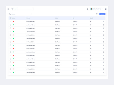 SaaS List View b2b design figma form list list view saas ui ui design ux ux design