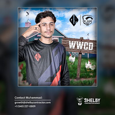 PMPL WWCD Poster for Quantum Rage branding design esports gaming graphic design illustration logo photoshop poster