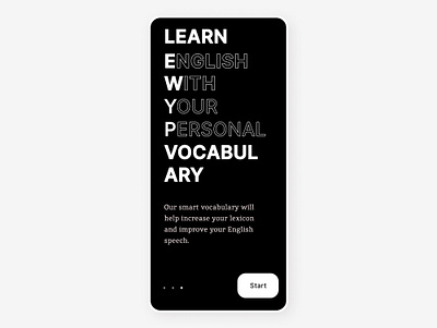 English Learning UI App app ui