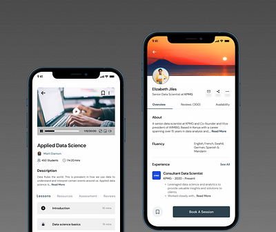 Skill learning Mobile App pro productdesign ui