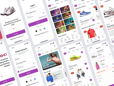 OSHO - Ecommerce App Design Concept e commerce mobile app ui