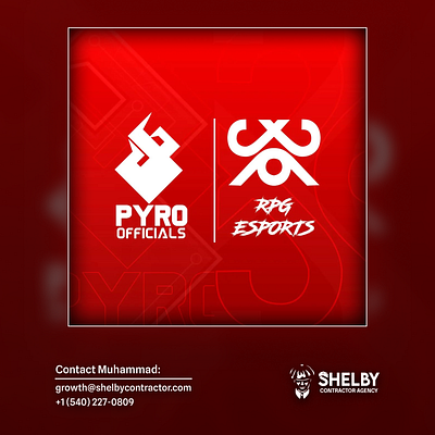 PYRO x RPG ESPORTS ART for Pyro Esports branding design esports gaming graphic design illustration logo photoshop poster