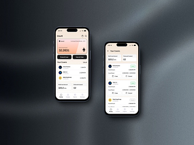 Insurit: Simplifying Decentralized Insurance app design branding design mobile app mobile design ui ux