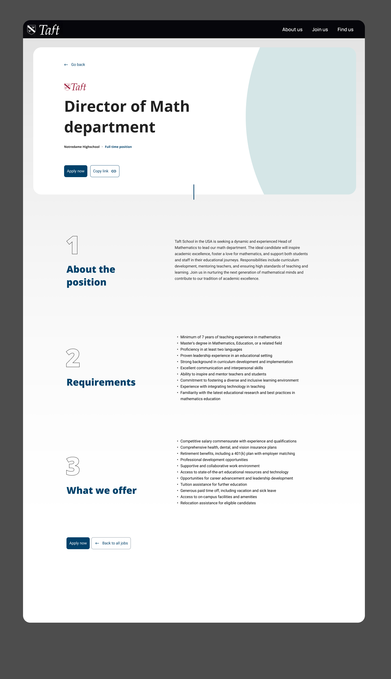 Smart previews for your vacancy with Searchality app design branding product design responsive school ui ux web design