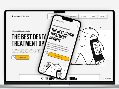 Dental Clinic | Website dental design agency landing page local business redesign web design website