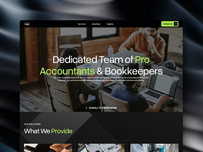 Clover Financials: Expert Accounting and Bookkeeping Services branding design ui ux web design