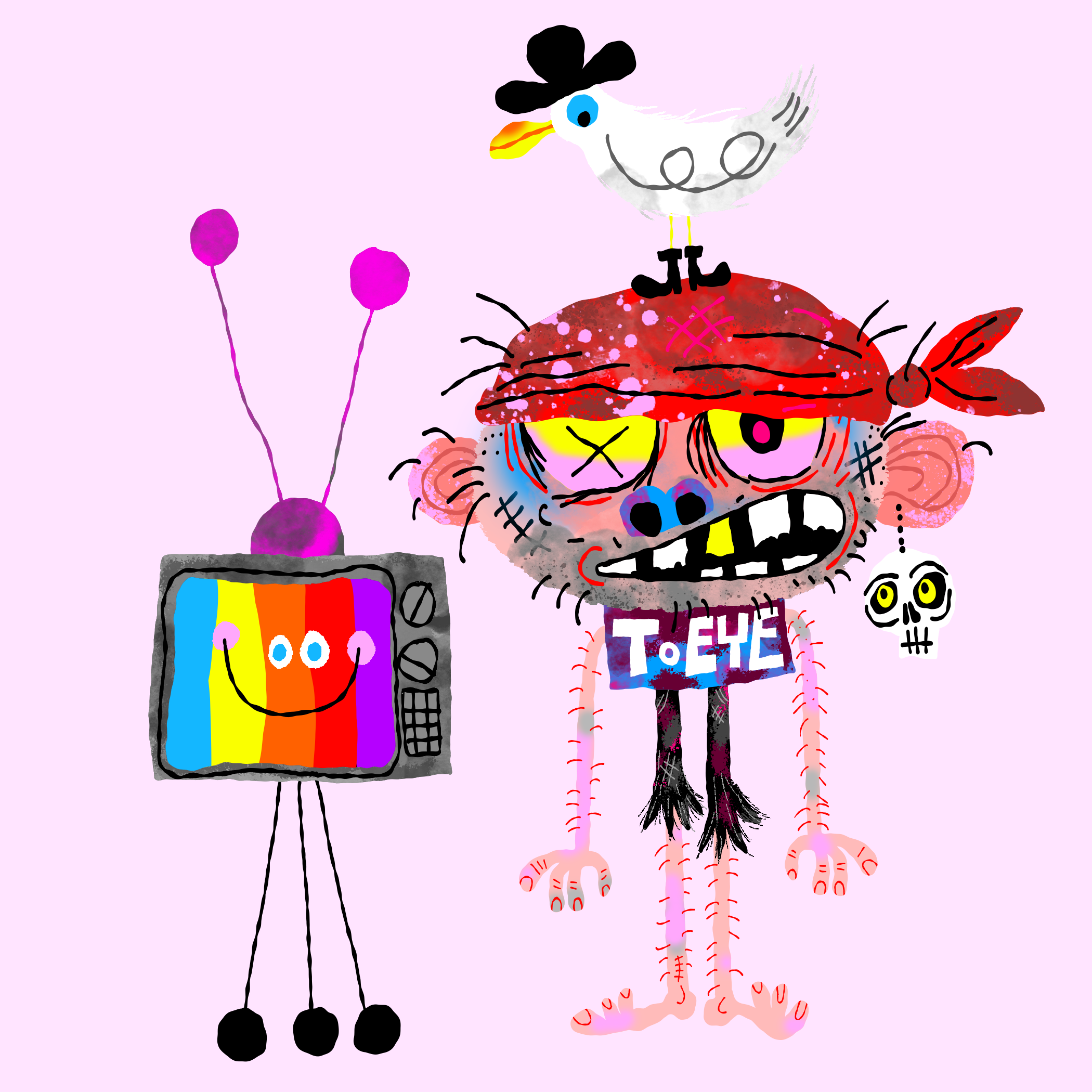 Espresso Expressions: My Morning Ritual alexander blue character character design illustration pirate