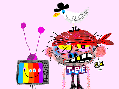 Espresso Expressions: My Morning Ritual alexander blue character character design illustration pirate