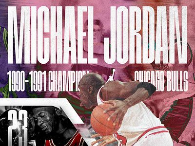 90-91: The First Ring 1990 1991 23 90 91 basketball blending bucket bulls champion chicago design jordan league michael nba net overlay poster sport