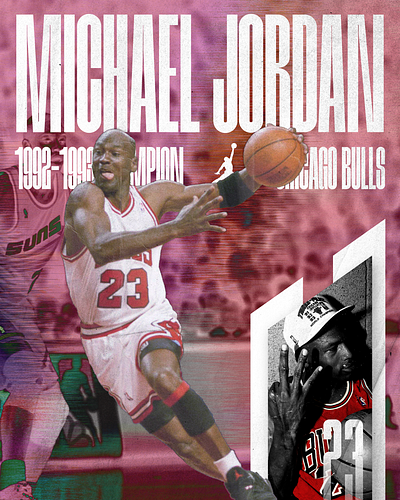 92-93: Three-Peat 1992 1993 92 93 basketball blending bucket champion championship chicago bulls design jordan league michael mj nba net overlay poster sport