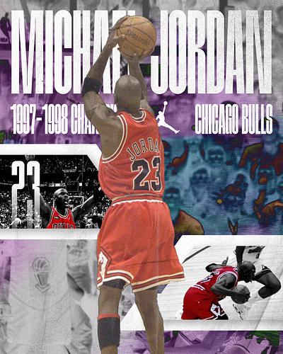 97-98: The Last Dance 97 98 basketball black bucket champion championship chicago bulls design jordan last dance league michael mj nba player poster red sport white