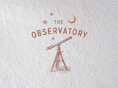 The Observatory logo design branding design graphic design logo typography