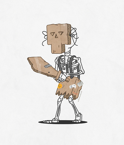 BGC8 - Skelet01 artist for hire creative for hire dark artist illustrator for hire skeleton skeleton artist skeleton design skeleton drawing skeleton illustration