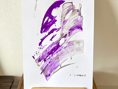 Purple.silver abstract art contemporary design illustration minimal