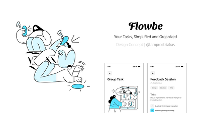 Flowbe | Task App branding design