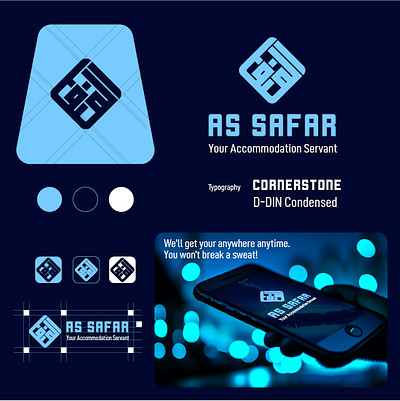 AS SAFAR Travel & Tourism Application application brand identity graphic design logo logo concept logo design simple logo travel tourism visual identity