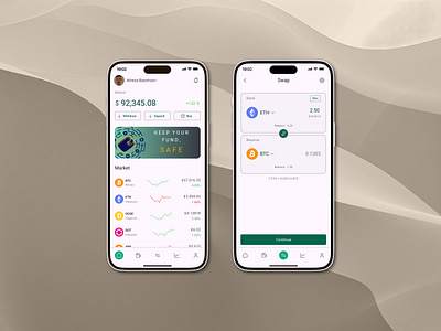 Crypto Wallet appdesign productdesign ui wallet