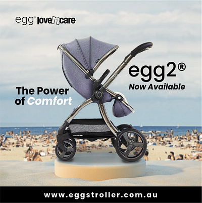 Product Advertisement Design for Egg2 Stroller