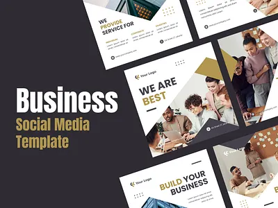 Business Social Media Feed agency branding business creative display feed graphic design instagram layout socialmedia template vector