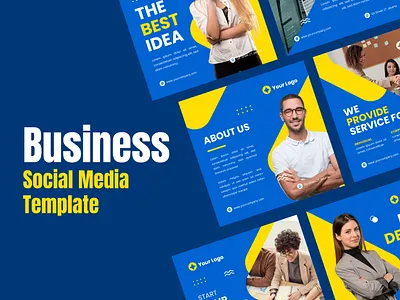 Business Social Media Feed branding business creative design display feed graphic design instagram layout socialmedia template