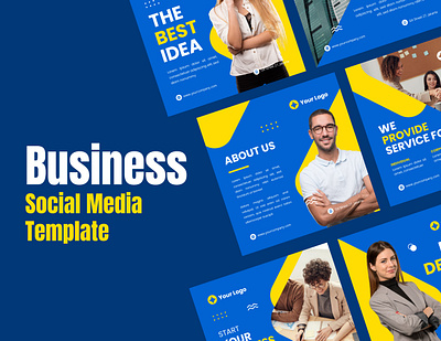 Business Social Media Feed branding business creative design display feed graphic design instagram layout socialmedia template