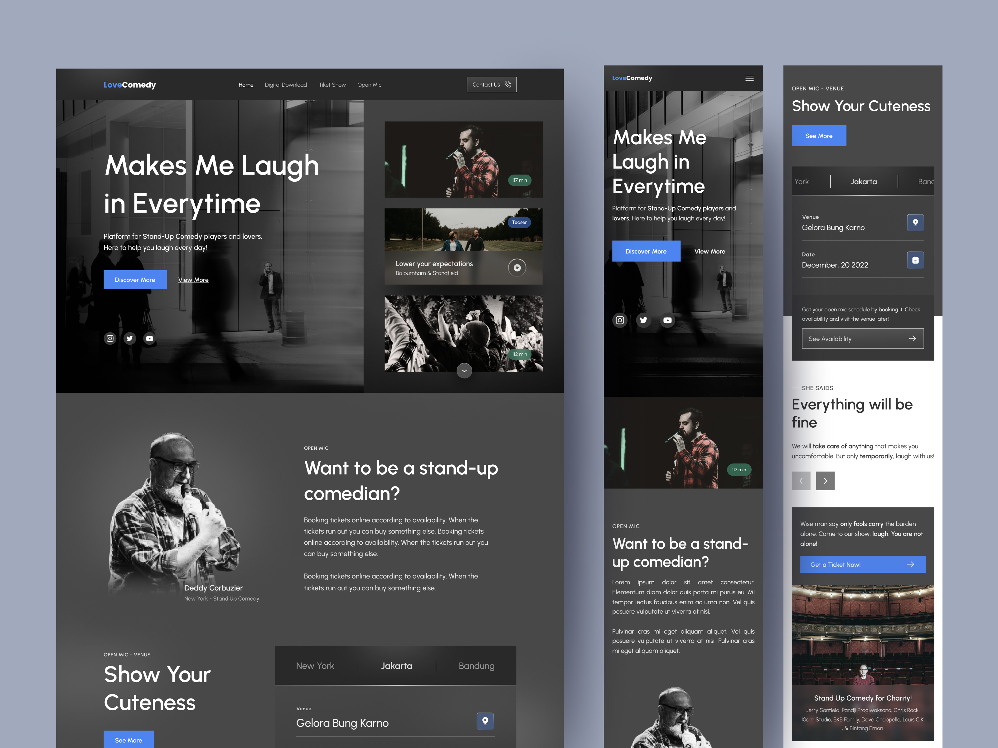 Example of Dashboard, Website, Apps