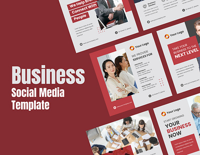 Business Social Media Feed agency branding business creative display feed graphic design instagram layout socialmedia template vector