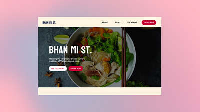 Vietnamese Cafe Landing Page cafe landing page landing page restaurant landing page vietnamese landing page website