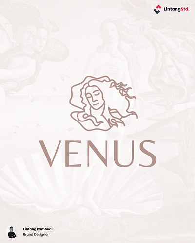 Logo Venus beauty branding goddess logo logobeauty logodesign logoparfume logoyoga love motion graphics mythology painting poster rome venus woman