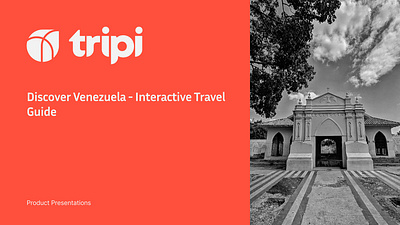 Tripi - Product Presentations app travel ui ux