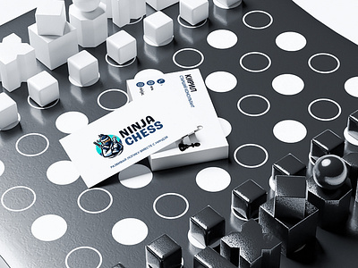 Logo design for "Ninja Chess" branding design graphic design logo logo branding logo design