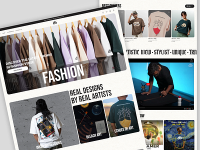 The OGverse - Artist Custom Clothing Fashion Brand art artist clothing ecommerce fashion fashion brand style trend tshirt ui design ui ux ux design web design