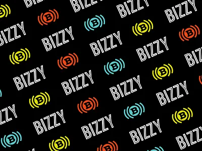 Bizzy Pattern branding coffee graphic logo pattern type vector