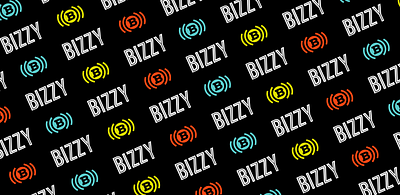 Bizzy Pattern branding coffee graphic logo pattern type vector