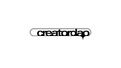 Concept logo for Creator Dao 3d animation branding graphic design logo motion graphics