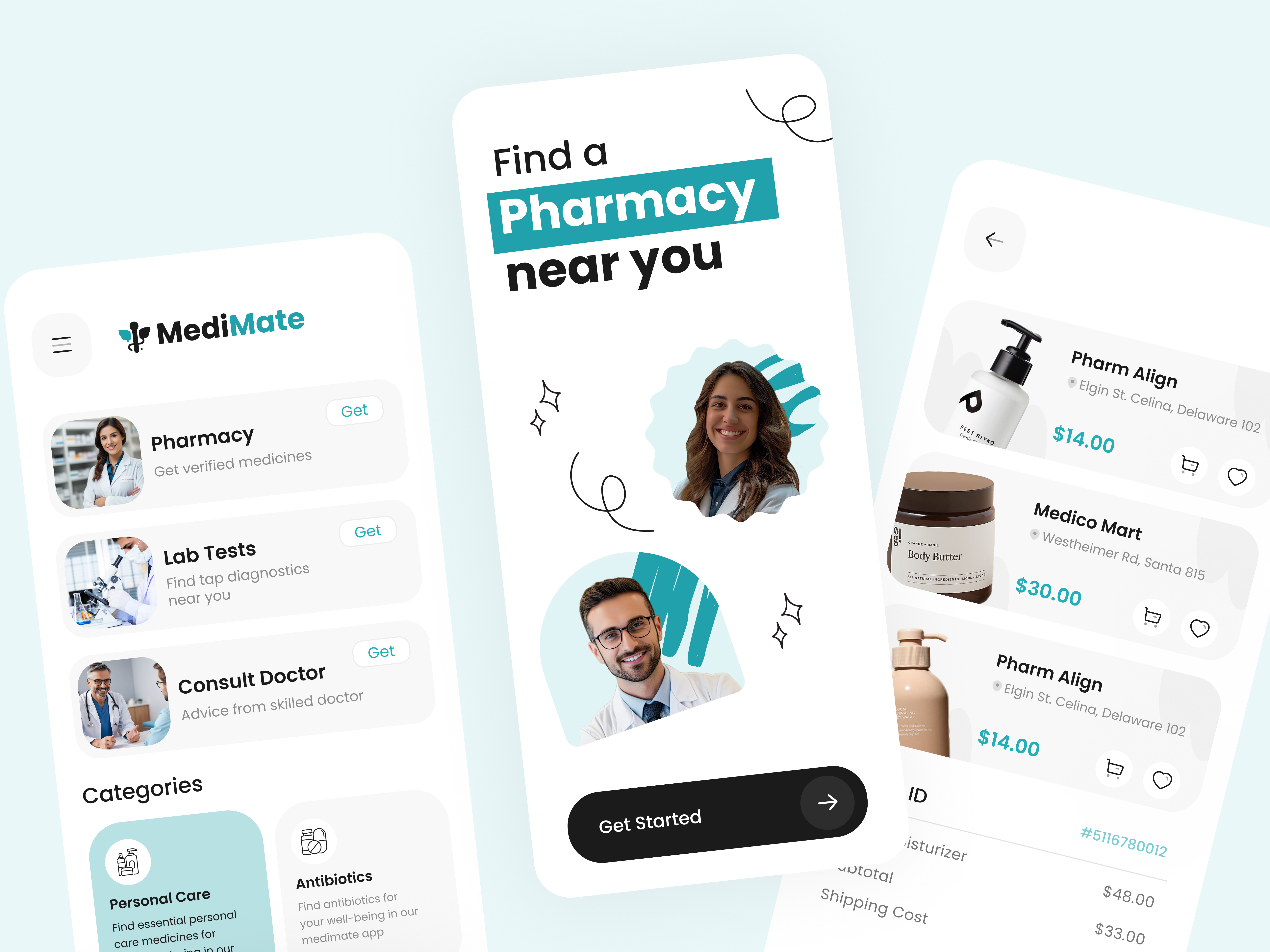 Pharmacy App app consult doctor design ecommerce health care ios lab test medicine medicine app medicine delivery mobile ui online payment online store pharmaceutical pharmacist pharmacy app pharmacy app design ui ux