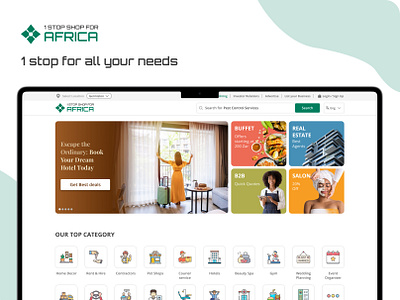 1 Stop for Africa: B2B & B2C Hub africa africanmarket b2b b2c branding businesssolutions consumergoods convenience digitalmarketplace ecommerce innovation logo marketplace onlineshopping seamlessexperience techforgood ui unifiedplatform