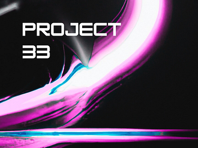 PROJECT 33 album cover art by DREWDELTZ album cover branding cover art edm edm cover graphic design modern music cover soundcloud