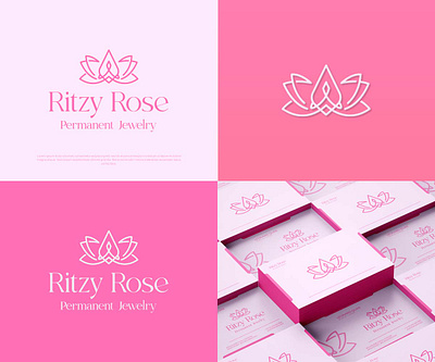 Logo Design For "Ritzy Rose" branding graphic design logo