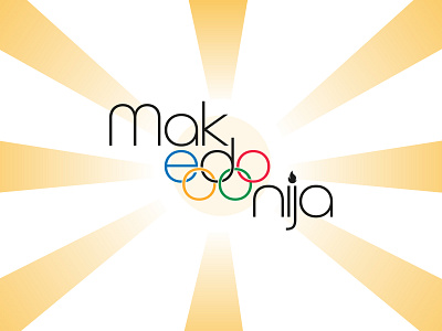 Wordmark logo athletics brand branding cheers competitive macedonia macedonia logo makedonija makedonija logo minimal logo olympic fire olympic games olympic games 2024 olympic games logo olympics simple logo sport support wordmark wordmark logo