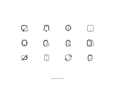 Iconly Pro - Animated mobile icons animated icons animation design device icons icon icon pack icon set icondesign iconly iconly pro iconography iconpack icons iconset illustration mobile mobile icons piqo studio ui