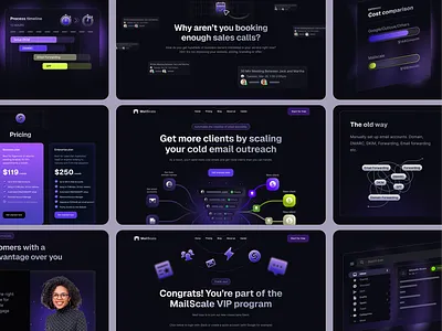 SaaS Startup Web App and Website Design in Webflow ai artificial intelligence dark dark mode data diagram finance fintech graphics landing page payments pricing saas startup team technology uxui web design web ui website