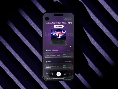Lenovo Online Shop Mobile Experience ai ai design ai e commerce design for gamers gamer online store gamer ui gaming design gaming e commerce gaming experience gaming ui gaming ux lenovo redesign mobile e commerce design mobile online shop mobile shop experience online shop design responsive e commerce store responsive gaming online store responsive online shop responsove gaming website