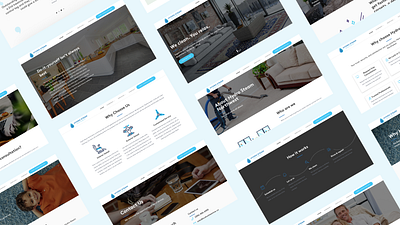 Website Design of Hydro Steam Northwest clean cleaning design home hydro landingpage minimal page site uiux web websdesign website