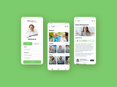 AllOne Health , this app designed by Ansysoft . ado adobe illustrator adobe photoshop ansysoft design figma insurance company mental health mobile app