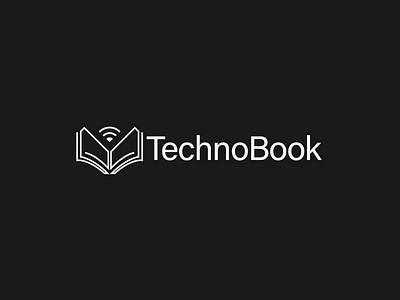 Logo for technology abstract book brand name design emblem graphic design it logo logo design logotype minimal tech techno technology technology logo unique unique logo web website wifi