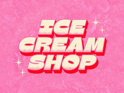 Ice Cream Shop branding ice ice cream shop illustration illustrator the creative pain typeography vector