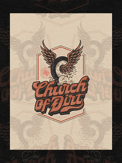 Church Of Dirt (Concept 2) branding company brand logo company branding company logo design graphic design illustration logo typeface