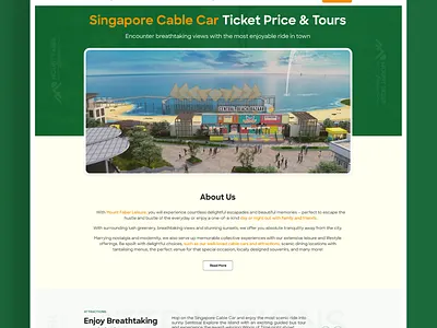 MOUNT FABER Website 3d animation branding graphic design logo motion graphics ui